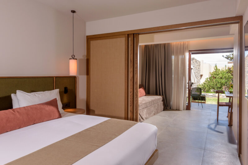 Family Room with Sliding Door